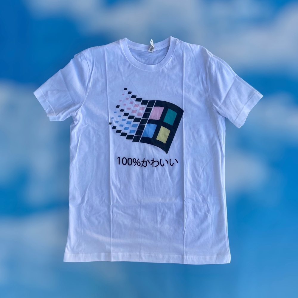 BNWOT Microsoft Windows 90s Logo T-Shirt